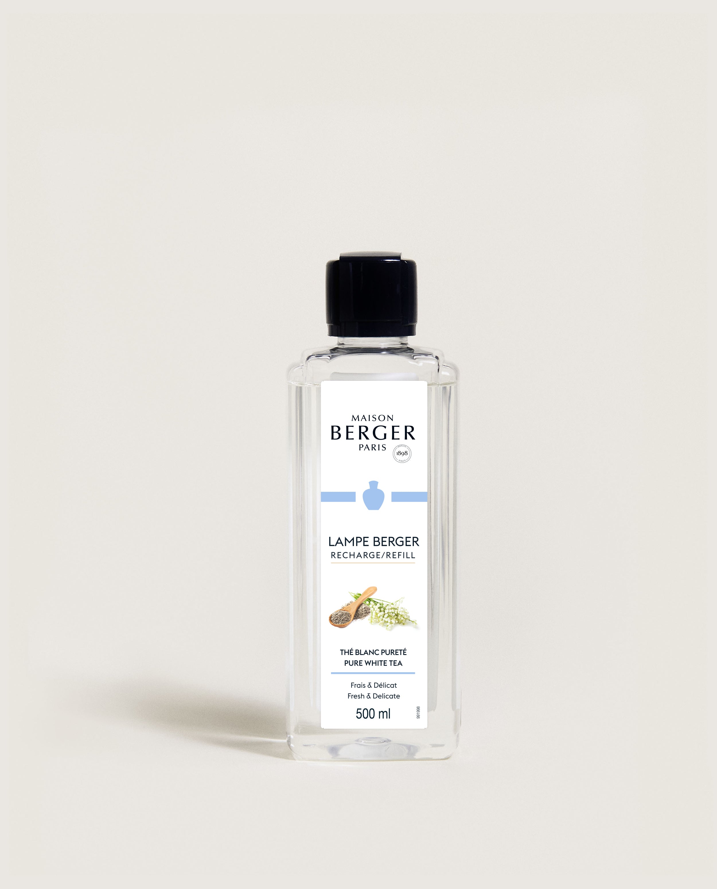Recharge lampe Berger Thé Blanc Pureté 500ml • Maison Berger Paris