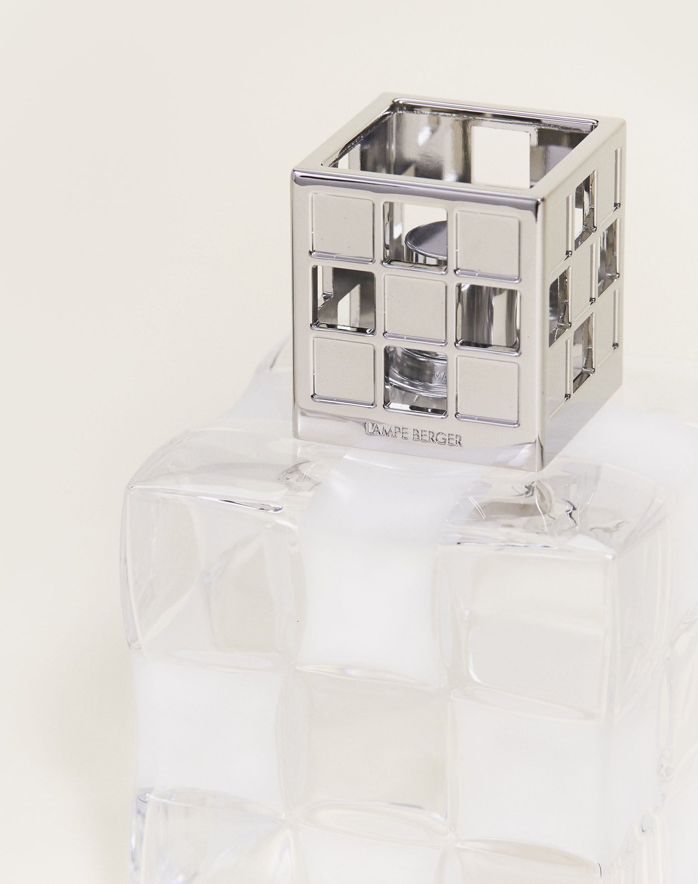Édition d'Art lampe Berger Damier Transparente