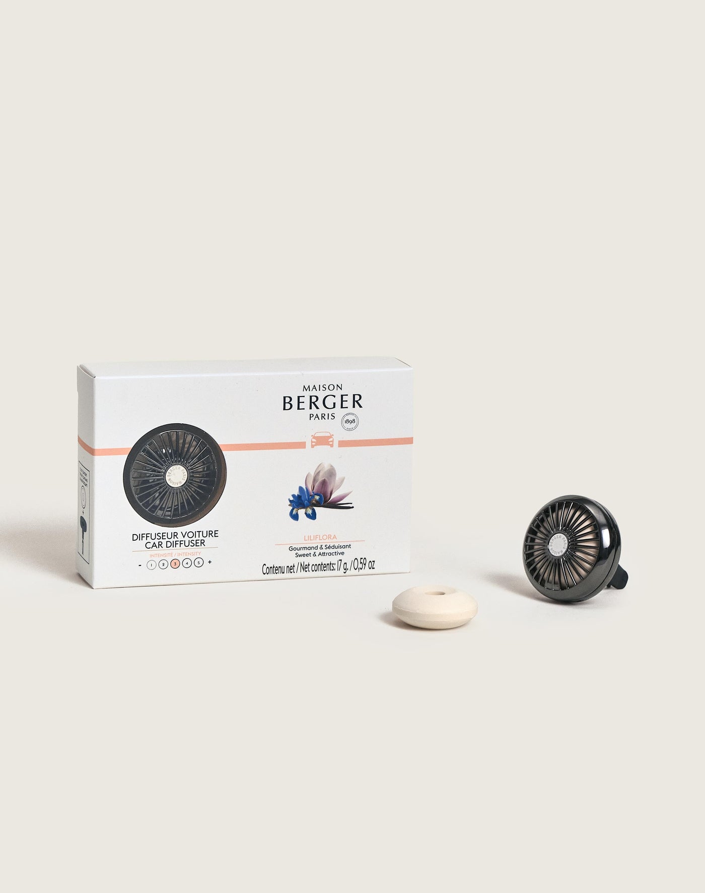 Diffuseur voiture modulable Velours d'Orient