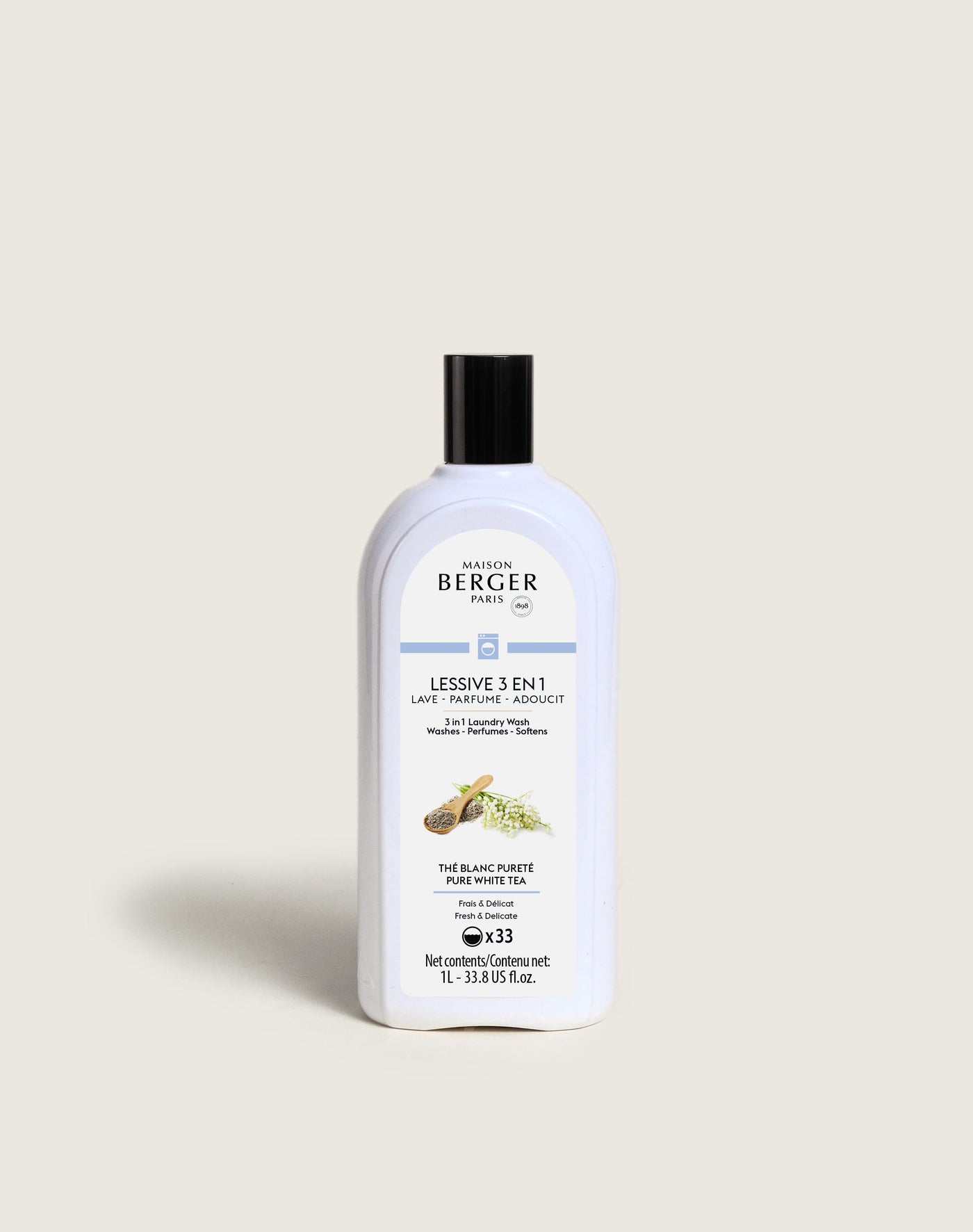 Lessive 3 en 1 Thé Blanc Pureté 1 litre