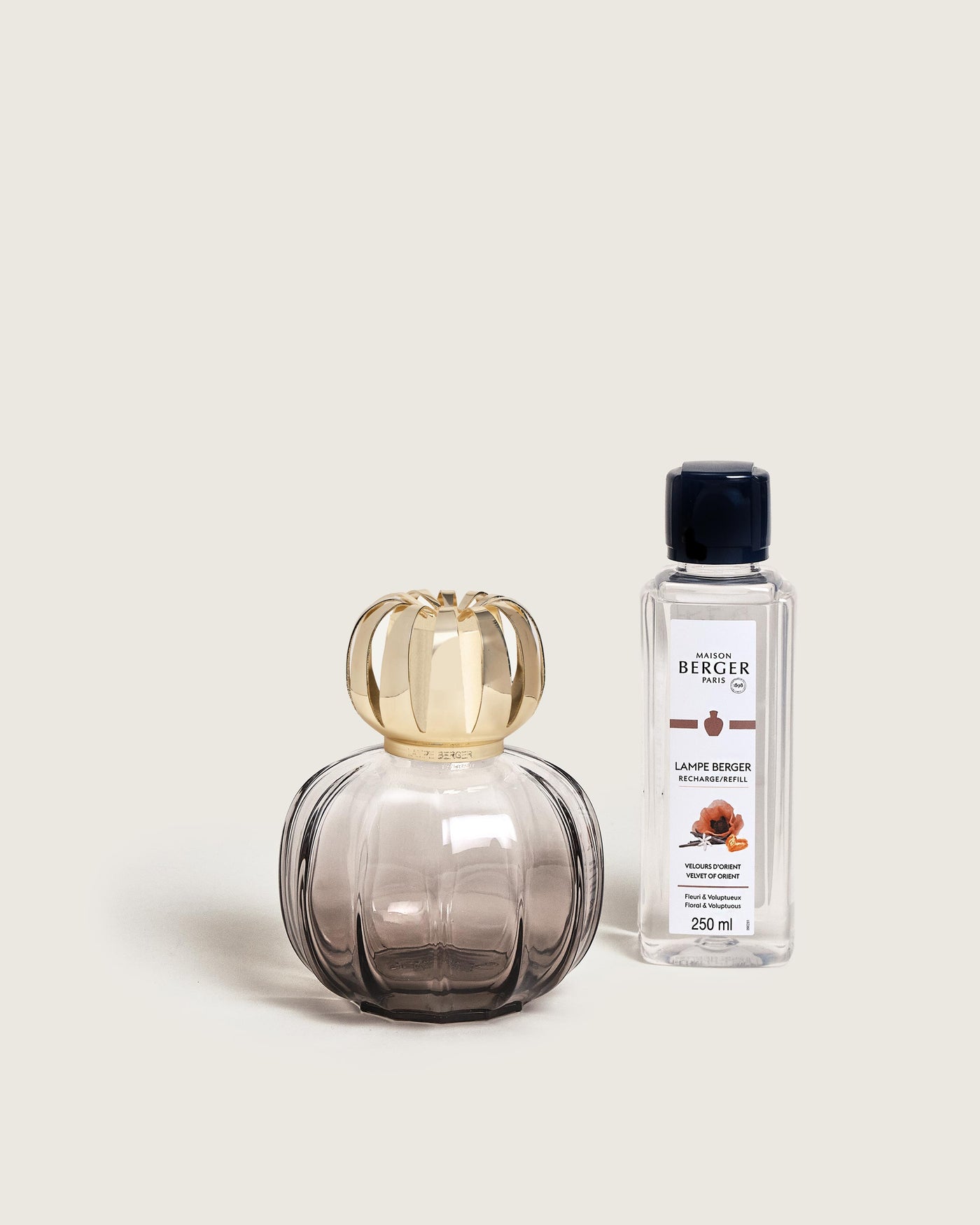 Coffret lampe Berger Corali Grise