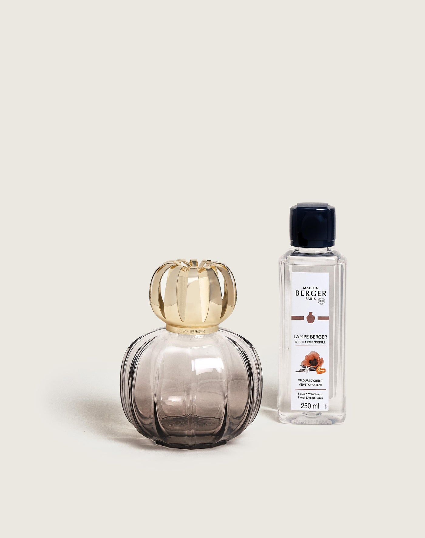 Coffret lampe Berger Corali Grise