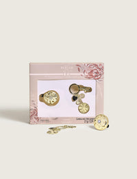 Coffret Les Petits Trésors Ophelia diffuseur voiture & porte clefs Or