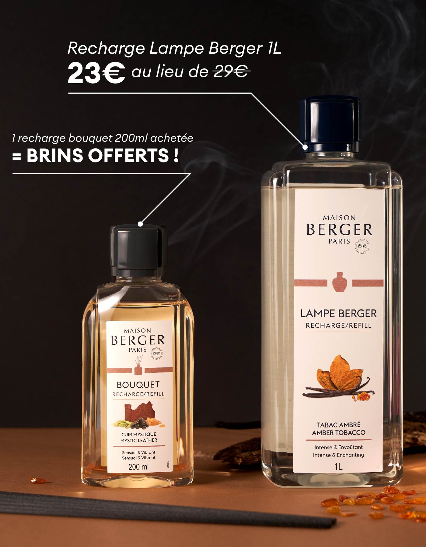 Offre parfum Tabac Ambré et Cuir Mystique