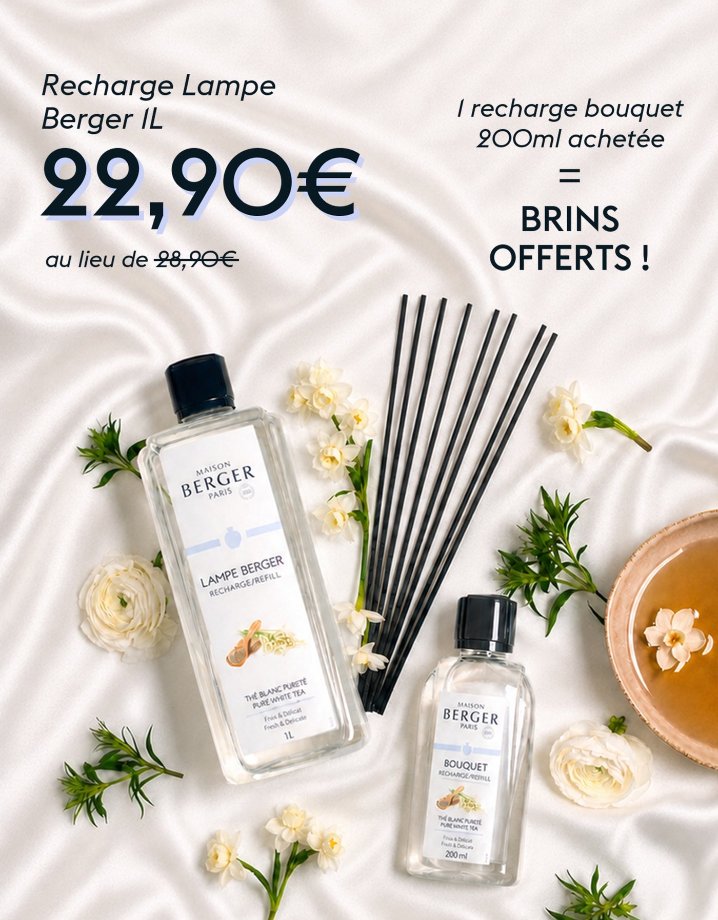 Offre parfum du mois : Thé Blanc Pureté