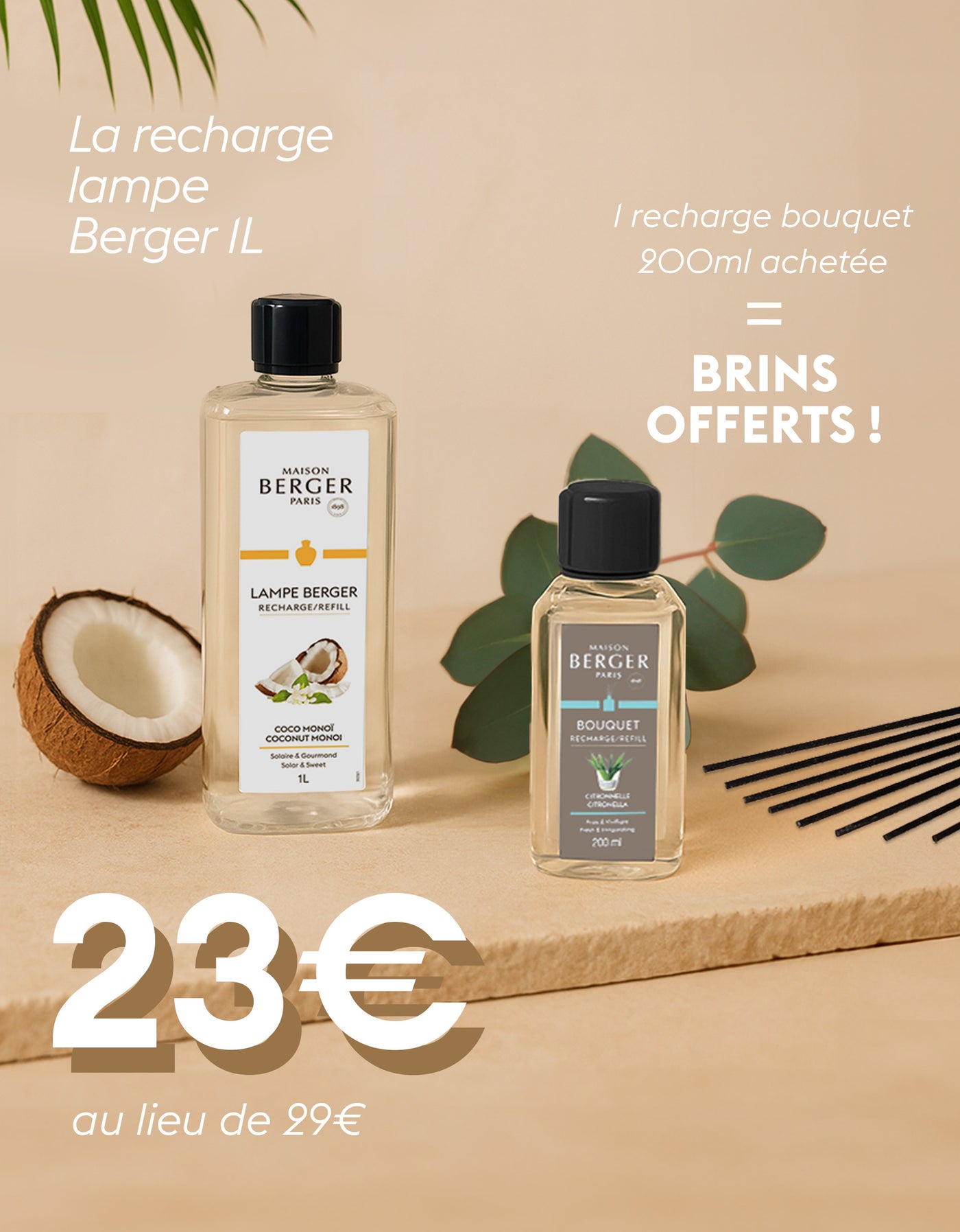 Offre parfum Coco Monoï et Citronnelle